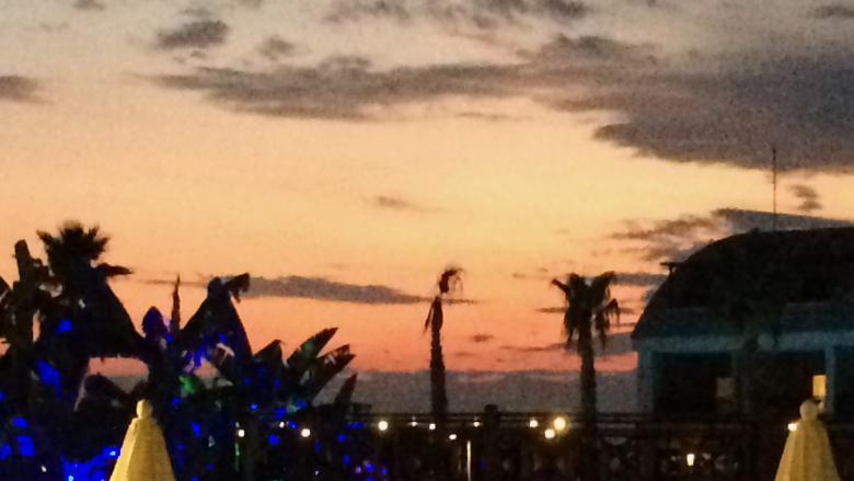 Sonnenuntergang von der Terrasse aus - Tui Magic Life Imperial Side Türkei - Videoleben