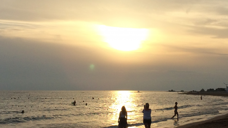 romantischer Sonnenuntergang am Strand - Tui Magic Life Imperial Side Türkei - Videoleben