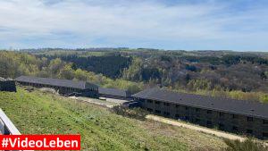 Blick in die Umgebung - ehemalige NS-Ordensburg Vogelsang im Nationalpark Eifel - Videoleben