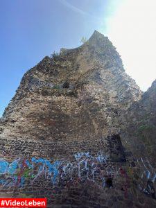 der ganze Burgturm Tomburg - Tomberg - Rheinbacher Wald - Videoleben