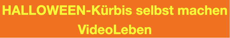 Halloween-Kürbis selbst machen und schnitzen - VideoLeben