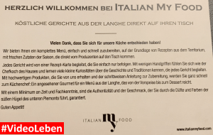 ItalienMyFood - Foodboxen mit Menüs aus der Region Piemont - getestet von VideoLeben