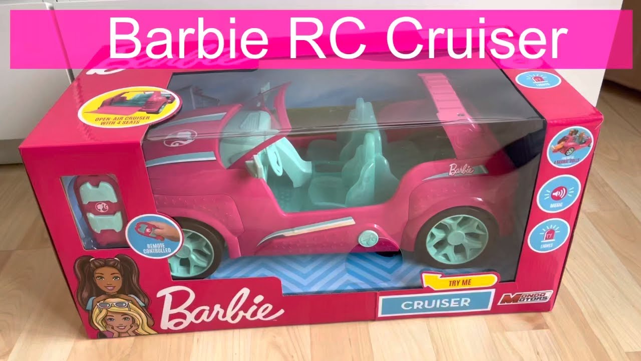 Mondo Motors – Mattel Barbie Cruiser – RC Cruiser für Kinder von Barbie – SUV 4-Sitzer – 63647