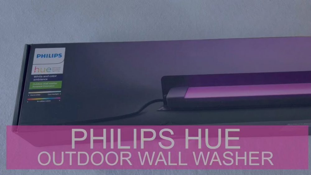 Philips Hue Outdoor Lampe - Outdoor Wall Washer & Philips Hue Outdoor 40W Niedervolt Netzteil #Videoleben