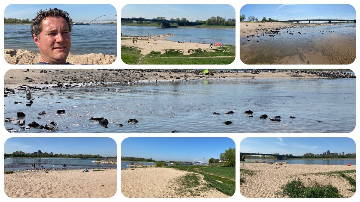 Rheinstrand - Sandstrand am Rhein in Düsseldorf Hamm - Videoleben - Ausflugstipps trotz Corona