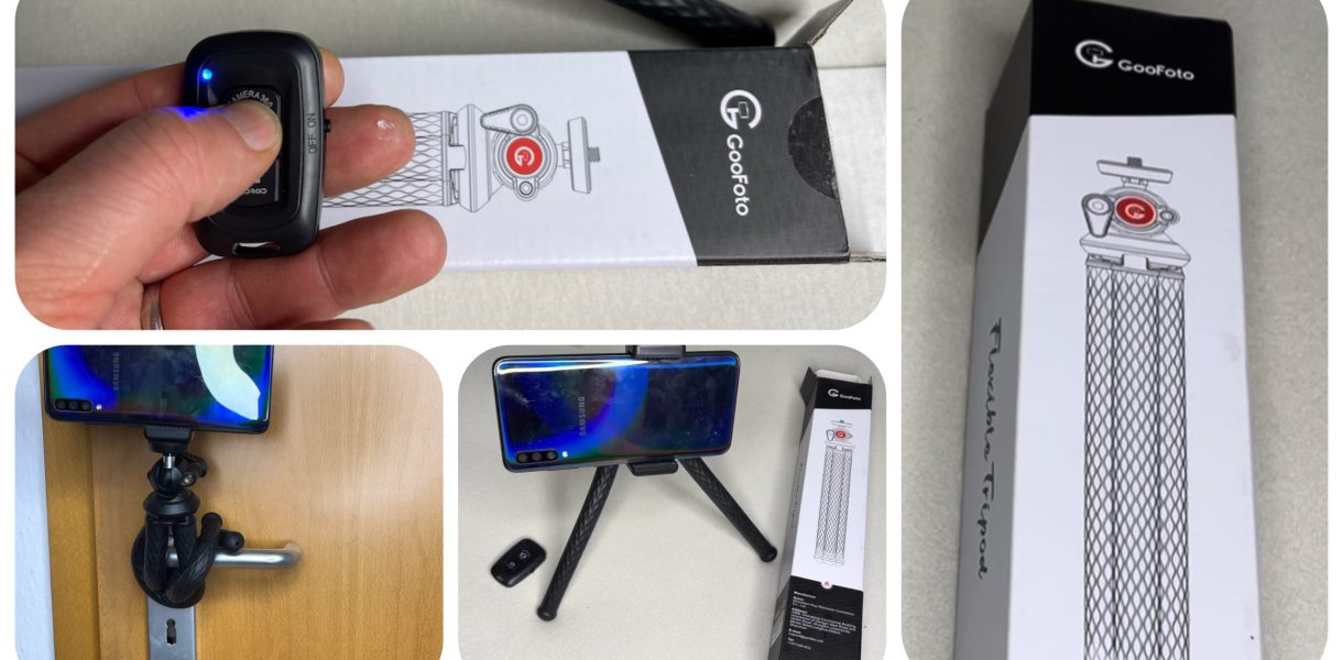 GooFoto flexibles Handystativ mit Bluetooth-Fernbedienung - Produkttest von VideoLeben