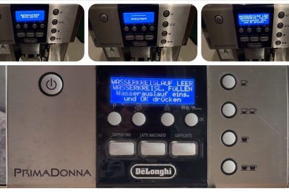 Reparatur der Wasserpumpe - DeLonghi Primadonna - Fehlermeldung Wasserkreislauf leer - Videoleben Produkttests und Freizeittipps