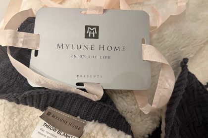 MYLUNE HOME - Kuscheldecke - Weiche Sherpa Baumwolle und grob gewebtes Plaid Strickmuster getestet von videoleben