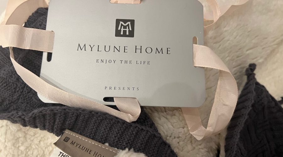 MYLUNE HOME - Kuscheldecke - Weiche Sherpa Baumwolle und grob gewebtes Plaid Strickmuster getestet von videoleben