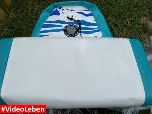 klein zu verstauen VINGO ISUP Board Set - Stand Up Paddle Board mit Kajak-Sitz und Paddel - getestet von Videoleben