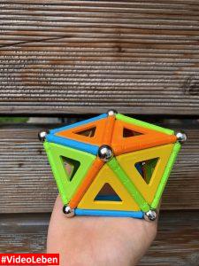 Figur 3- Geomag Magnetspielzeug getestet von Videoleben in Kooperation mit HappyUs