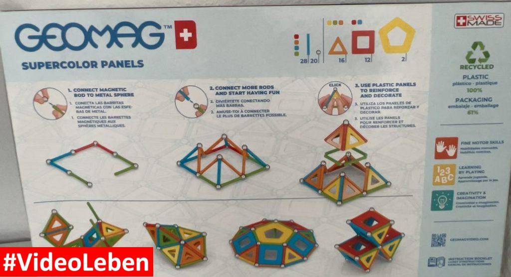 Supercolor Rückseite- Geomag Magnetspielzeug getestet von Videoleben in Kooperation mit HappyUs