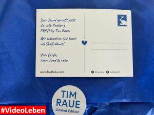 Grußkarte Fred Felia - Tim Raue - Limited Edition - videoleben von familyeller