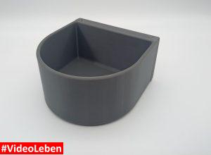 3DMTDesignDruck - Hundenapf - grau - getestet von Videoleben von familyeller