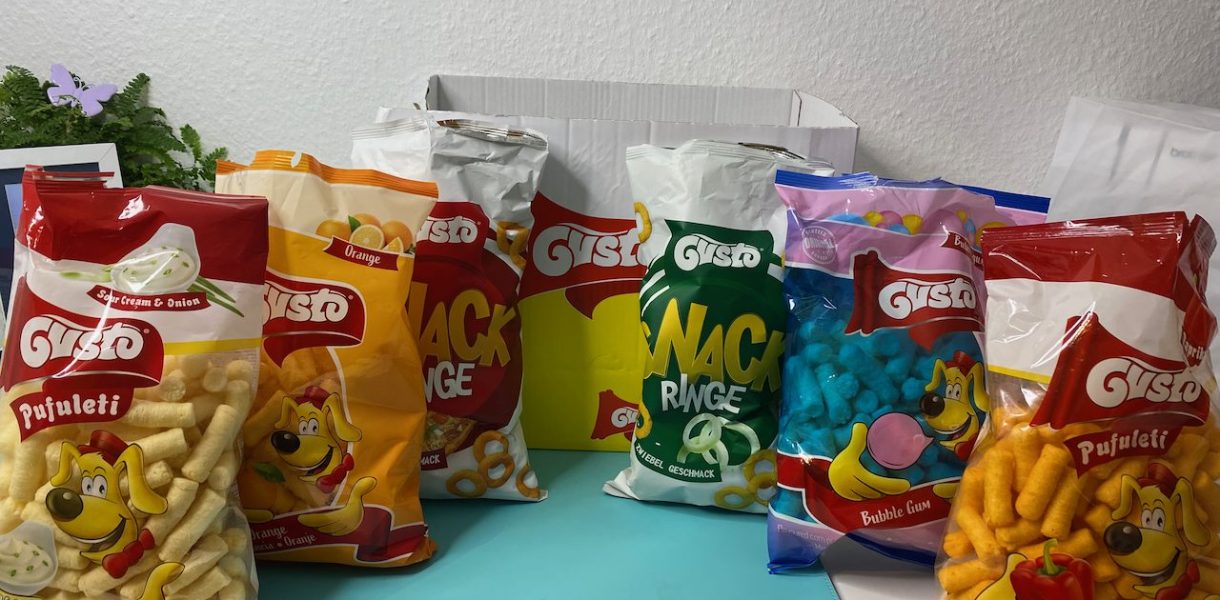 Produkttest - neue Sorten von GUSTO Pufuleti - getestet von videoleben von familyeller