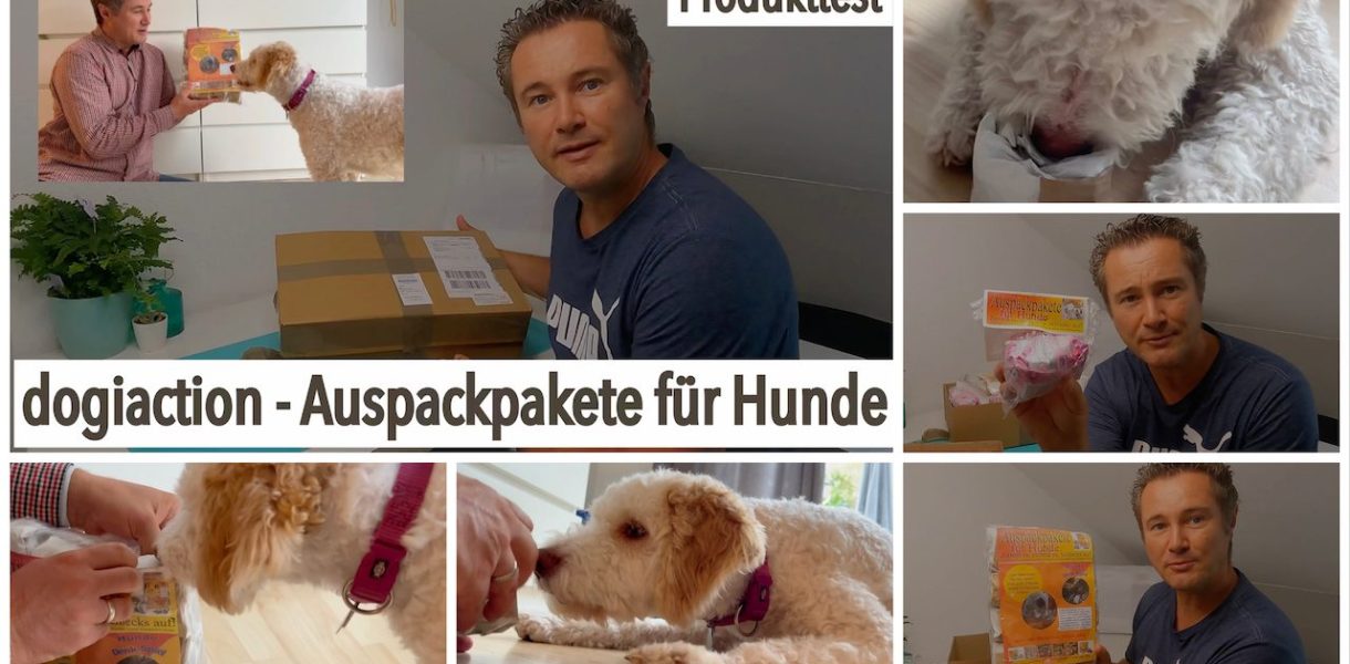dogiaction - Auspackpakete fü Hunde getestet von videoleben von familyeller