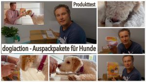 dogiaction - Auspackpakete fü Hunde getestet von videoleben von familyeller