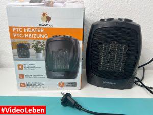 Heizung und Verpackung Mia Coco PTC-Heizung - getestet von Videoleben von Familyeller