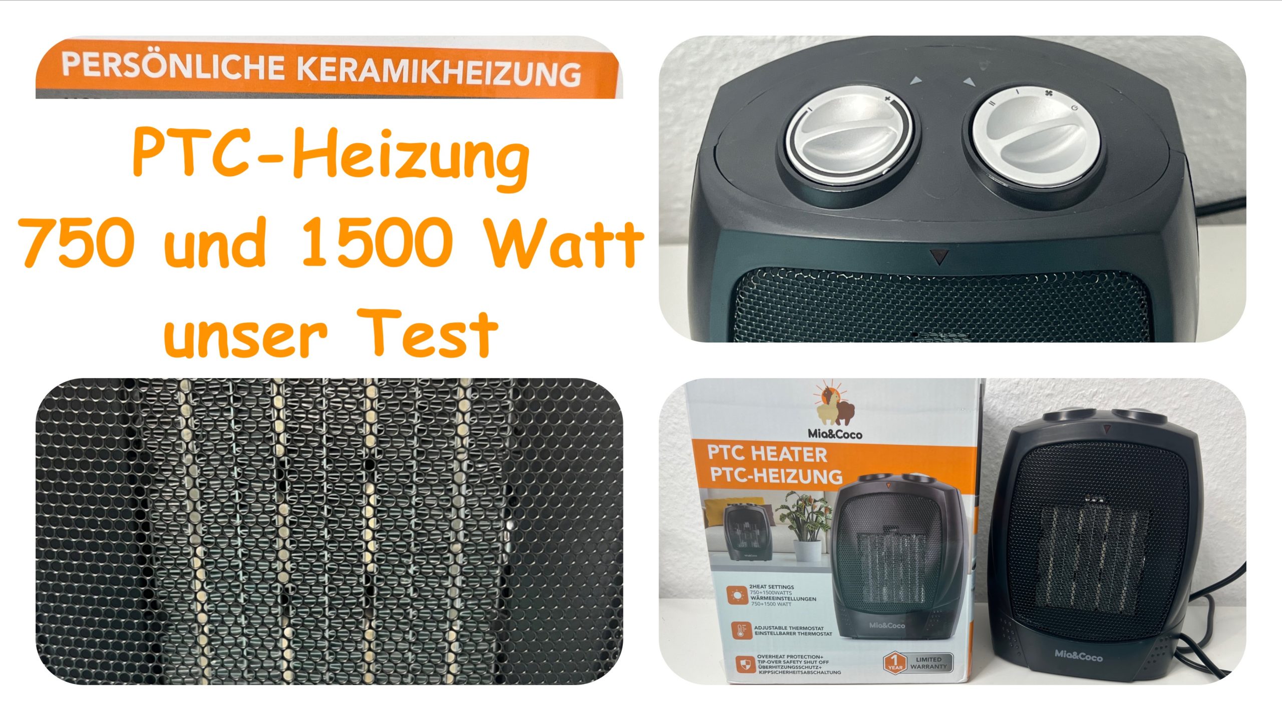 Mia Coco PTC-Heizung - getestet von Videoleben von Familyeller