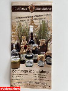 Produkttest Schokolade - Senf - Konfitüre und Essig von Coufunga Manufaktur - Rezeptfamilie getestet von Videoleben von Familyeller