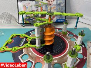 fertig aufgebaut - Geomag Mechanics Challenge Strike Lern- und Kreativspiel für Kinder getestet von videoleben von familyeller