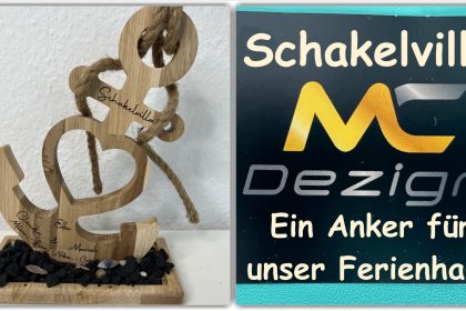 Produkttest - Deko-Anker personalisierte Holzgeschenke von MC Dezign - getestet von von videoleben von familyeller