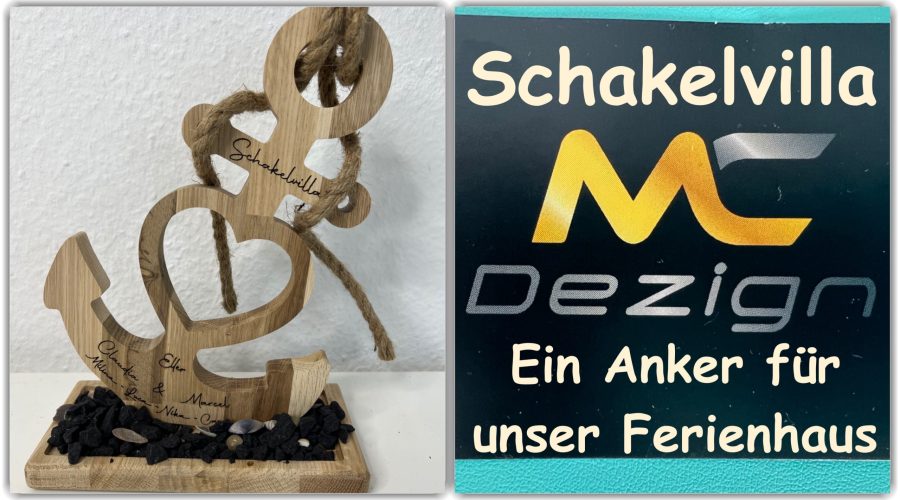 Produkttest - Deko-Anker personalisierte Holzgeschenke von MC Dezign - getestet von von videoleben von familyeller