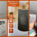 Produkttest - Drcokars Heizlüfter-3 Modi energiesparend leise 1800W elektrische Keramikheizung PTC - getetstet von videoleben von familyeller