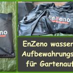 Produkttest - Enzeno Aufbewahrungstasche für Gartenauflagen - getestet von videoleben von familyeller