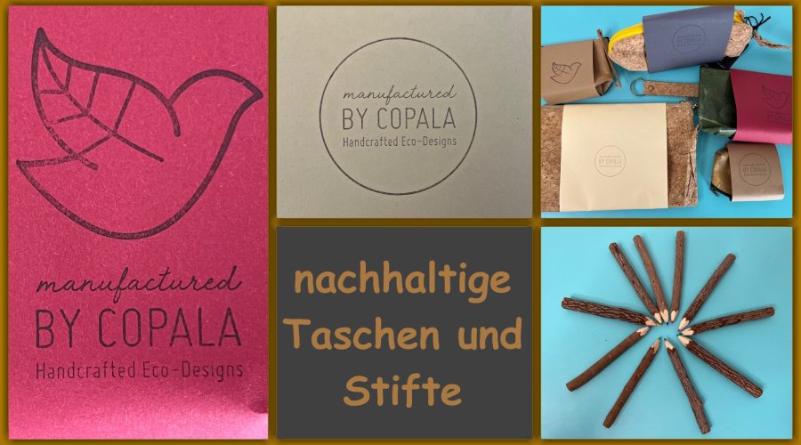 Produkttest - nachhaltige Taschen und Stifte von BY COPALA - getestet von videoleben von familyeller