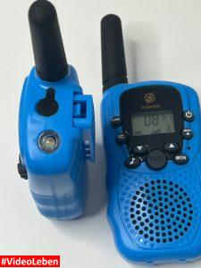 Ansichten - Produkttest - Tesoyzii Walkie Talkie für Kinder Geschenk von 3-12 Jahren - getestet von videoleben von familyeller