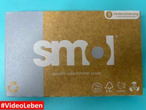 Packung der smol Waschmittel Pods - Produktvorstellung von videoleben von familyeller