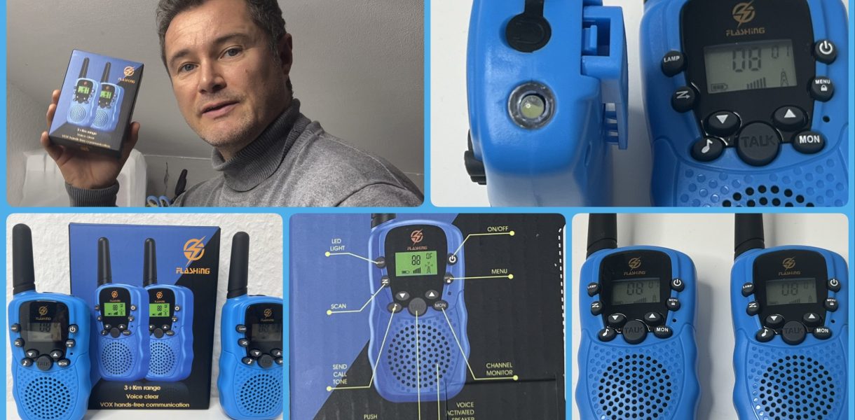 Produkttest - Tesoyzii Walkie Talkie für Kinder Geschenk von 3-12 Jahren - getestet von videoleben von familyeller