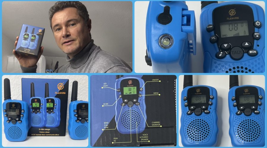 Produkttest - Tesoyzii Walkie Talkie für Kinder Geschenk von 3-12 Jahren - getestet von videoleben von familyeller