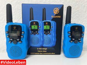 ausgepackt - Produkttest - Tesoyzii Walkie Talkie für Kinder Geschenk von 3-12 Jahren - getestet von videoleben von familyeller.