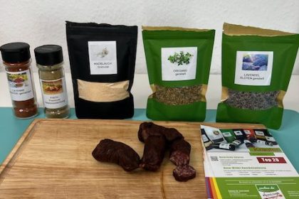 5 Gewürze und Wildschweinfleischsalami von emolino Genuss.- getestet von Videoleben von Familyeller - Rezeptfamilie