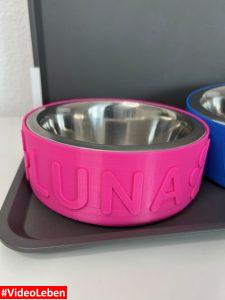 Fressnapf - Produkttest - Hundenäpfe und Hundenapfunterlage mit Rückenteil sowie Einkaufschips InfiniToolsDesign - getestet von videoleben von familyeller
