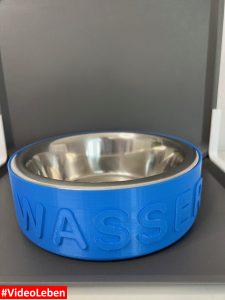 Wassernapf - Produkttest - Hundenäpfe und Hundenapfunterlage mit Rückenteil sowie Einkaufschips InfiniToolsDesign - getestet von videoleben von familyeller