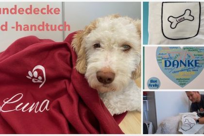Hundedecke und Hundetrockentuch von BlueFireflyUniverse - getestet von videoleben von familyeller