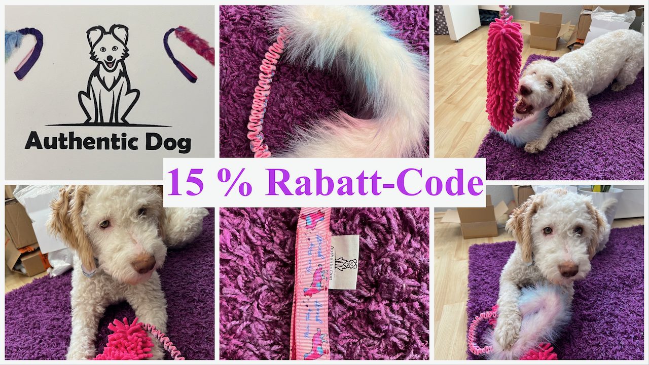 15 Prozent Rabattcode - Hundespielzeuge - Zergel - von Authentic Dog - getestet von videoleben von familyeller