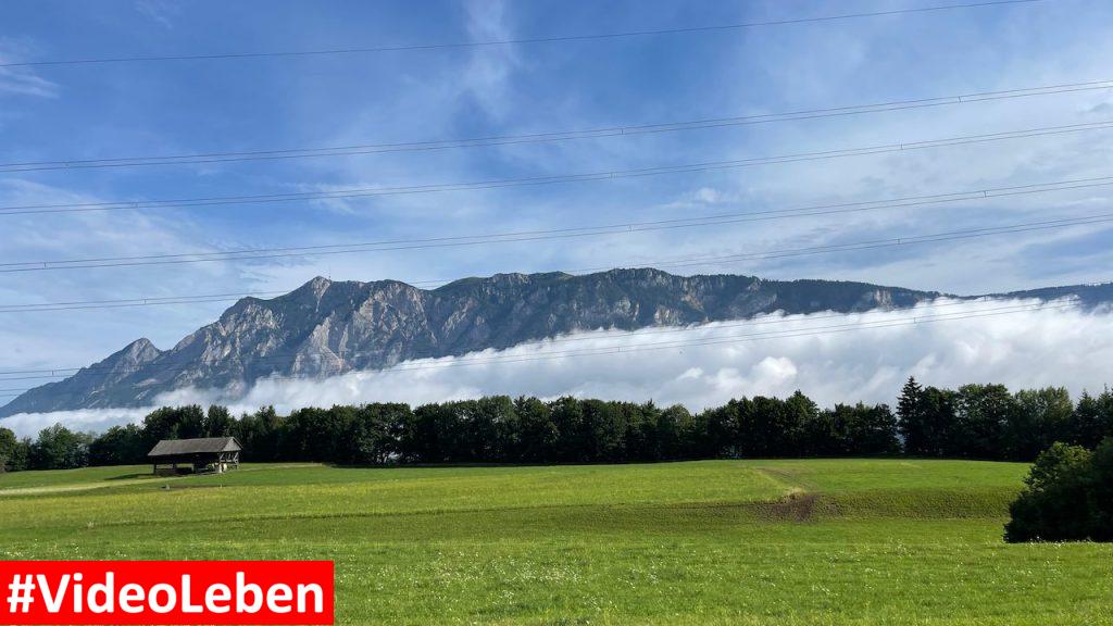 Ausblick am Morgen in der Nähe von Haus Sonnenglück in Arnoldstein Kärnten - videoleben von familyeller