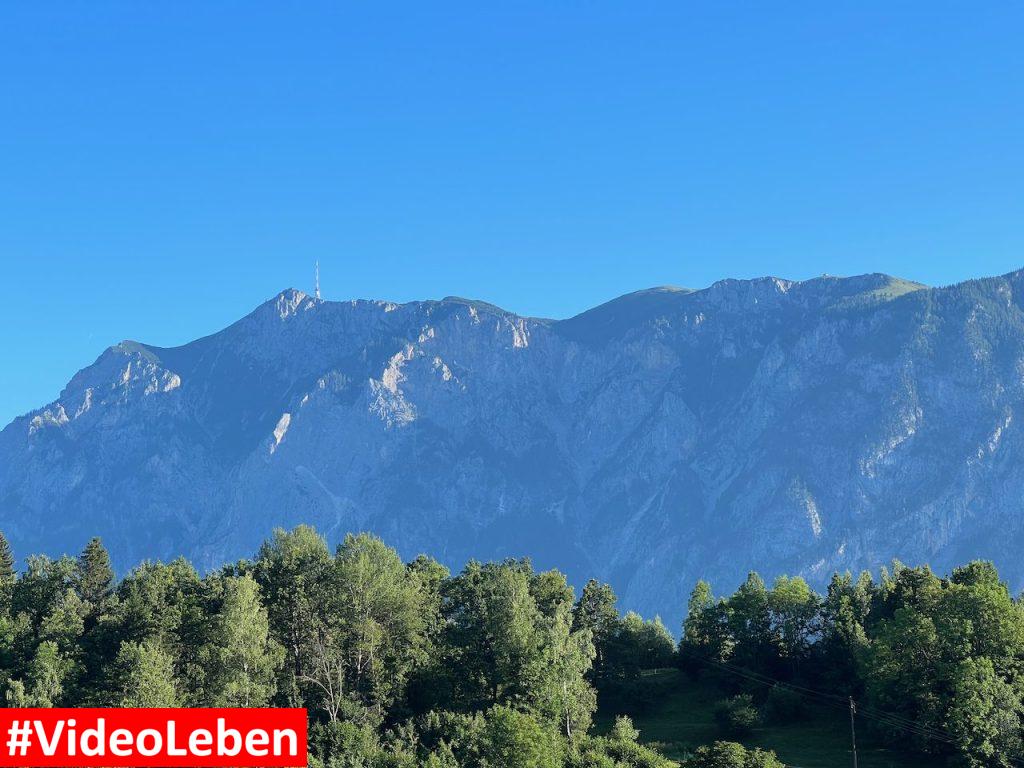 Ausblick von der Skipiste am Haus Sonnenglück in Arnoldstein Kärnten - videoleben von familyeller