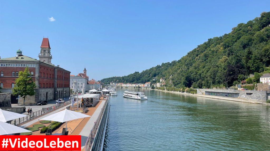 Donauseite in Passau mit videoleben von Familyeller