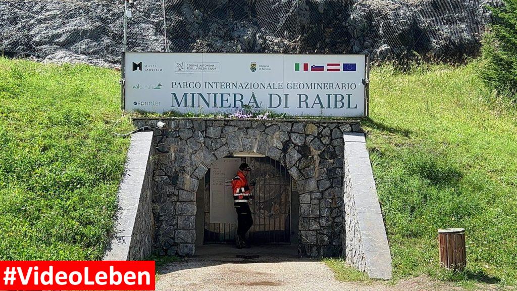 Eingang lost place Miniera Di Raibl - videoleben von familyeller