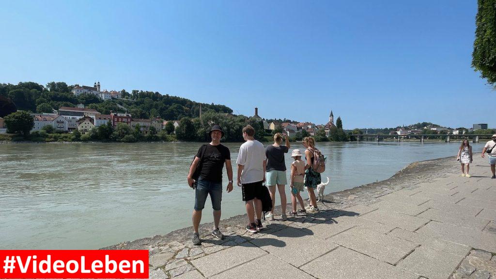 Innufer in Passau mit videoleben von Familyeller
