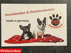 Karte - Hundebett - Kuschelbett Deluxe orthopädisch von HS-Hundebett.de getestet von videoleben von familyeller