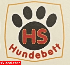 Logo - Hundebett - Kuschelbett Deluxe orthopädisch von HS-Hundebett.de getestet von videoleben von familyeller