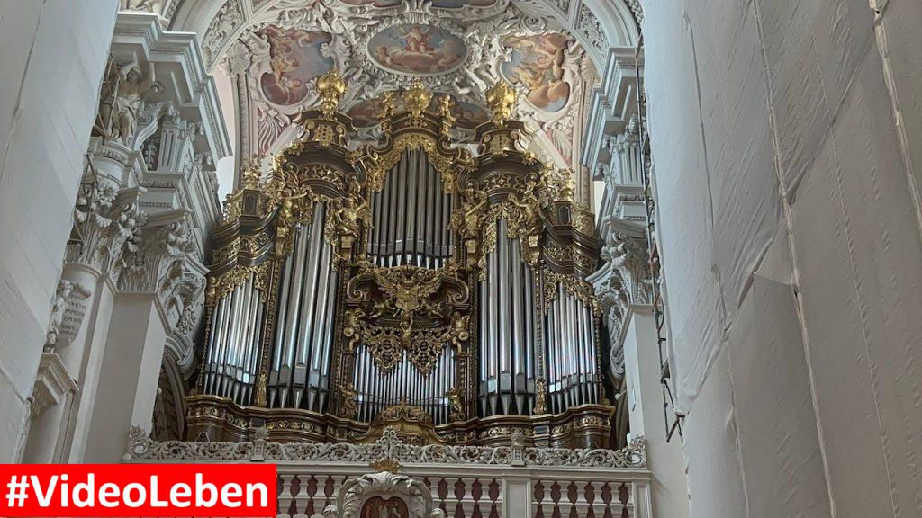 Orgel im Dom in Passau mit videoleben von Familyeller