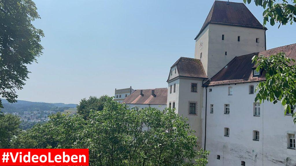 Seitenansicht - Burganlage Veste Oberhaus - videoleben von familyeller