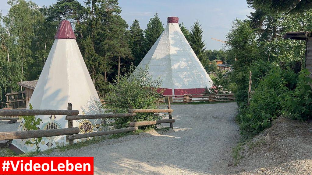 Tipis Pullman City mit videoleben von familyeller